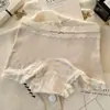 Calzoncillos tipo bóxer Retro para Mujer, Categoría a Ropa Interior de Algodón Puro para Mujer 10A Antibacteriano Alargado y Ensanchado Fondo de Algodón Entrepierna Ropa Interior para Niñas