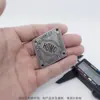 Frasco de Vidro Logo Placa de Metal Liga de Zinco Suprimentos Acessórios Elegantes para Roupas, Sapatos e Chapéus, Ferragens para Malas Placas Retrô