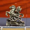 Ornamento de Espírito de Cavalo Dragão de Latão Novo Produto Ano de 2026 Ano do Cavalo Cavalo do Zodíaco Popular Cavalo do Zodíaco do Sucesso Ornamento de Latão de Dragão