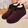 Sapatos de Algodão com Solado Macio para Mães de Meia-Idade e Idosas, Novo Estilo Inverno 2026, Botas Curtas Confortáveis e Versáteis, Forradas com Lã e Espessadas, Botas de Neve Antiderrapantes