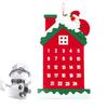 Árbol de Navidad de fieltro Decoración navideña colgante variedad de Navidad infantil DIY Calendario de árbol de Navidad de fieltro tridimensional
