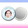 Nuevo modelo de espejo de hojalata de Yang Qianhao, espejo de maquillaje, espejo portátil, artículo de apoyo para conciertos, mismo estilo que los productos de Douyin