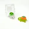 Tortuga Vegetal que Brilla en la Oscuridad Puesto Callejero Artículos Pequeños Celebridad de Internet Lindo DIY Joyería de Resina Accesorios Adornos para Coche