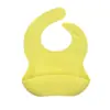 Baberos Populares para Niños, Opcionales Multicolor, Impermeables y Fáciles de Lavar, Bolsillos para Saliva de Bebé, Bolsillos para Arroz, Bolsillos de Silicona para Arroz de Bebé