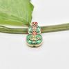 Novo Cor Ouro Antigo Cabacinha Filigrana Esmalte Pingando Óleo Borla Colar Pulseira Acessórios de Joalheria DIY Atacado