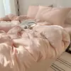 Conjunto de Roupa de Cama Quatro Peças de Seda Gelada Refrescante para o Verão Cama de Dormitório Individual Lençol Capa de Edredom Lençol com Elástico Conjunto de Roupa de Cama Três Peças Novo Estilo 2026