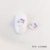 Caliente Nuevo Mini Gato de Resina Tarjeta Estereoscópica Joyería para Uñas Artísticas DIY Pasador Hecho a Mano Accesorios para Funda de Teléfono