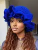 Sombrero Popular Hecho a Mano de Ganchillo con Ala Fruncida Transfronterizo para Adultos, Elegante Sombrero de Encaje con Borde de Ganchillo para TikTok