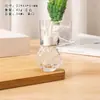 Botella de Vidrio Blanca Cuadrada Plana con Tapa Transparente Difusor de Aceite Esencial de Ratán sin Llama Aromaterapia Botella Vacía Botella Difusora de Ventilación