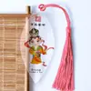 Marcador de Página com Veios de Folha de Personagens da Ópera de Pequim Marcador de Página de Personagens da Ópera Chinesa para Amigos Estrangeiros Marcador de Página Criativo