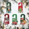 Pintura de Diamantes Transfronteriza Personalizada Hecha a Mano DIY Diamante Completo Imán para Refrigerador Posavasos de Diamante Navideño Colgante Colgante Adornos Colgantes