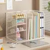 Suporte de Livros para Mesa Organizador de Arquivos Caixa Estante de Armazenamento para Mesa de Escritório Suporte para Livros Caixa de Arquivos para Mesa Pasta Escritório