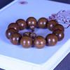 Pulsera Auténtica de Cuentas Budistas de Seis Vías de Madera y Madera de Dragón de Material Viejo de la Montaña Wutai, Pulsera Coleccionable de Madera de Nueve Vías, Fabricante Mayorista de Cuentas de Oración