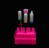 Juego de 7 cabezales de pulido de uñas de cerámica, juego de cabezales para eliminar piel muerta y pulido de manicura, accesorios universales para máquina pulidora eléctrica