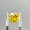 Gema Artificial Corte Fuego de Diamante Alto Carbon Redonda Zircón Rs Pendientes DIY Hechos a Mano Piedra Suelta Decoración para Uñas