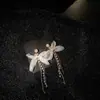 Pendientes de Flor de Malla Perla Aguja de Plata Borla Primavera y Verano Frescos Dulces Super Inmortales Pura Pasión Pendientes de Moda Venta al por Mayor