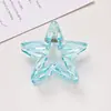 Popular Colorido Transparente Estrella Hueca Pasador para el Cabello Parte Trasera de la Cabeza Accesorios para el Cabello para Mujer Pinza de Tiburón de Gama Alta Dulces Accesorios para el Cabello Venta al por Mayor