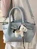 Tendência de Moda Nova Primavera 2026 Bolsa de Ombro Feminina Bolsa de Mão Casual Simples Grande Capacidade Bolsa Transversal