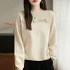 Suéter de Punto Hueco Floral Tridimensional 2026 para Mujer, Ropa de Moda y Elegante para Tallas Grandes, Nuevo Top Holgado Adelgazante