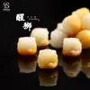 Raiz de Bodhi Natural Torrada em Carvão Leão Desperto Artesanal DIY Contas Soltas Contas Budistas Acessórios de Pulseira Tendência Nacional Pulseira de Brincadeira Cultural Acessórios Atacado
