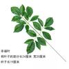 Simulación de una sola pieza de hoja de bambú de tortuga, hoja Kui, hoja de cola dispersa, hoja verde, hoja falsa única, decoración de boda, hoja verde falsa de plástico