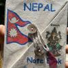 Bloc de notas de cartón Luo hecho a mano nepalí, pequeño, fresco, conveniente, con bolsillo de solapa, cuaderno para pantalones, regalo ecológico