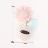 Margaritas Oreja de Conejo Frescas al por Mayor, Flores en Forma de Corazón, Fresas Hechas a Mano para Ropa DIY, Accesorios para Zapatos y Sombreros, Adornos Florales