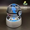 Adorno de Bola de Cristal de Elfo de Bolsillo 3D Pichu Bulbasaur Periférico de Pokemon Regalo de Cumpleaños