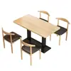 Mesa para Restaurantes, Cafeterías de Té de Leche, Mesas de Comedor Comerciales, Restaurantes de Hot Pot Picante, Hamburgueserías, Juego de Mesas y Sillas para Comida Rápida y Snacks, Mesa de Comedor para el Hogar