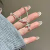 Colar com Pingente de Cruz Cravejado de Diamantes Prateados de Luxo Leve e Pérolas para Mulheres, Fresco e Doce, Acessório de Alta Qualidade Estilo Coreano, Corrente para Clavícula