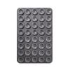 Ventosa de silicone de 24 grãos Preto Adesivo Simples Copo de Sucção Antiderrapante Case de Telefone Celular Portátil Titular Quadrado