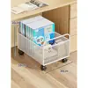 Estante de Almacenamiento para Mochilas Móvil Estudiante Aula Dormitorio Habitación Debajo del Escritorio Caja para Libros Estantería de Almacenamiento para Libros Escolares Caja de Almacenamiento