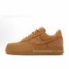 Tênis Original Af1 Air Force One Cor Trigo Guerreiro Preto Branco Puro Unissex Sapatos Esportivos Clássicos Sapatos Brancos Venda por Atacado