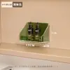 Gabinete con Espejo Caja de Almacenamiento Estante de Almacenamiento para Inodoro sin Perforaciones Estante de Almacenamiento para Lavabo de Baño Almacenamiento de Cosméticos para Lavabo