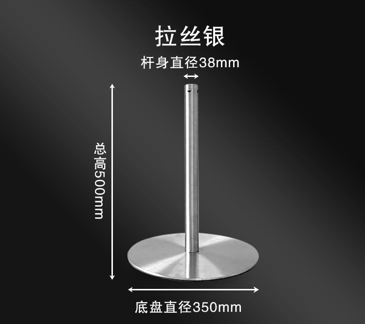矮围栏博物馆美术展览馆穿绳隔离栏 一米线栏杆座 小