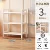 Estante simples multi-camada prateleira de armazenamento de piso Parede casa pequeno apartamento moderno simples cozinha rack de armazenamento