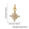 Distrito Lu Cadena de Clavícula con Colgante Estrella Copo de Nieve Hot Bamang Transparente para Mujer Accesorios de Collar Joyería al por Mayor Collar