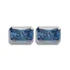 Moissanita Natural Azul Real Radiante de 0.5-3 Quilates Directamente del Fabricante con Certificación Gra, Venta al por Mayor desde la Fábrica de Wuzhou