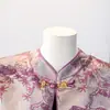 Conjunto de Otoño para Mamá: Nuevo Chaleco Abrigo de Estilo Chino de Alta Gama, Traje Tang de Moda para Primavera y Otoño para Mujeres de Mediana Edad y Mayores, Traje de Terciopelo Dorado