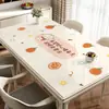 Mantel de Vidrio Blando para Mesa, Plato de Cristal Retro, Impermeable, Resistente al Aceite, Anti-quemaduras, Transparente de PVC sin Lavado, Nuevo Estilo Chino Protector de Mesa