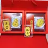 Pegatina Dorada para Teléfono Princesa Por Favor Hazte Rica Ten Dinero para Gastar Calabaza Caja de Regalo Set Pegatina Pura de Oro para Teléfono Tráfico Conducción Pequeño Regalo Venta al por Mayor