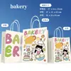 Sacolas de Papel Kraft Personalizadas, Impressão de Logo, Cor Sólida, Alta Qualidade, Sacolas de Presente Espessadas, Sacolas de Compras para Lembrancinhas, Atacado