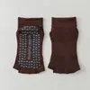 Meias de Yoga Finas de Verão com Cinco Dedos e Dedos Abertos para Pilates Profissional Antiderrapantes Meia-Calça para Mulheres Fitness Dança Esportes
