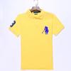 Ropa Polo para Hombre con Gran Logo de Caballo Bordado, Camiseta de Manga Corta, Polo de Manga Media para Golf para Hombre, Corte Holgado