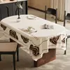 Mantel Estilo Retro Francés, No Lavable, Impermeable al Aceite, Impermeable, Nuevo Estilo Rectangular para Mesa de Café