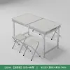 Mesa Plegable para Montaje de Puesto Exterior, Uso Comercial, Mesa de Comedor Rectangular Portátil, Mesa Plegable para Decoración y Ceremonias de Inauguración