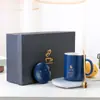 Taza Cerámica Calentadora Automática de Temperatura Controlada 55 Grados para Parejas, Boda, Día de la Mujer Regalo Práctico, Recuerdo, Publicidad