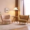 American Pastoral Single Sofá Cadeira Quarto Varanda Homestay Recepção Estilo Japonês Internet Celebridade Retro Luz Luxo Cadeira Preguiçosa Sofá