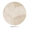 Alfombra Sala de Estar Terciopelo Cristal Estilo Wabi-sabi 2024 Nuevo Redonda Lujo Accesible Alta Gama Pelo Corto Dormitorio Mesita de Noche Sofá Tapete de Piso