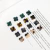 Ácido acético moda moda generosos pendientes de flor de ciruelo tocado diy parche hecho a mano material de accesorios acrílicos venta al por mayor